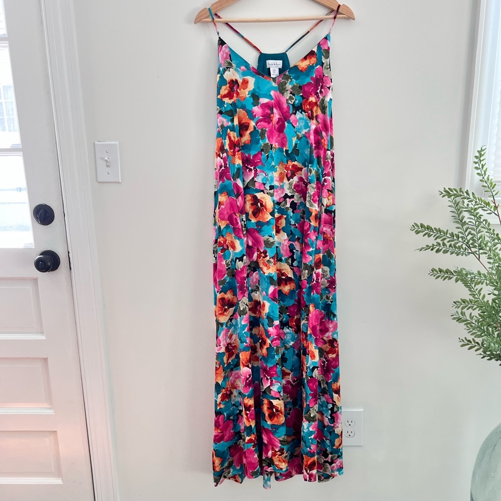 NWT Nicole Miller Silk Maxi